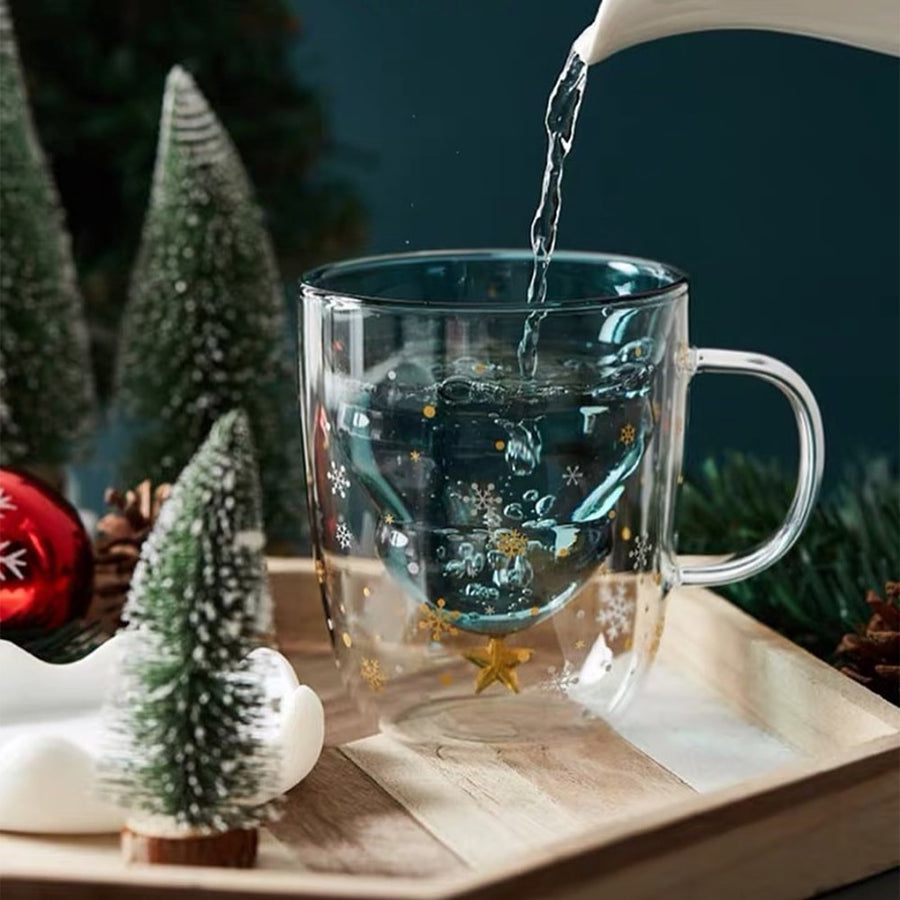 Christmas Tree Heat Resistant Glass