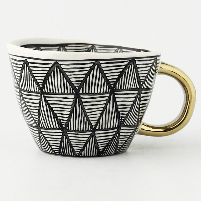 Irregular Ceramic Coffee Mug