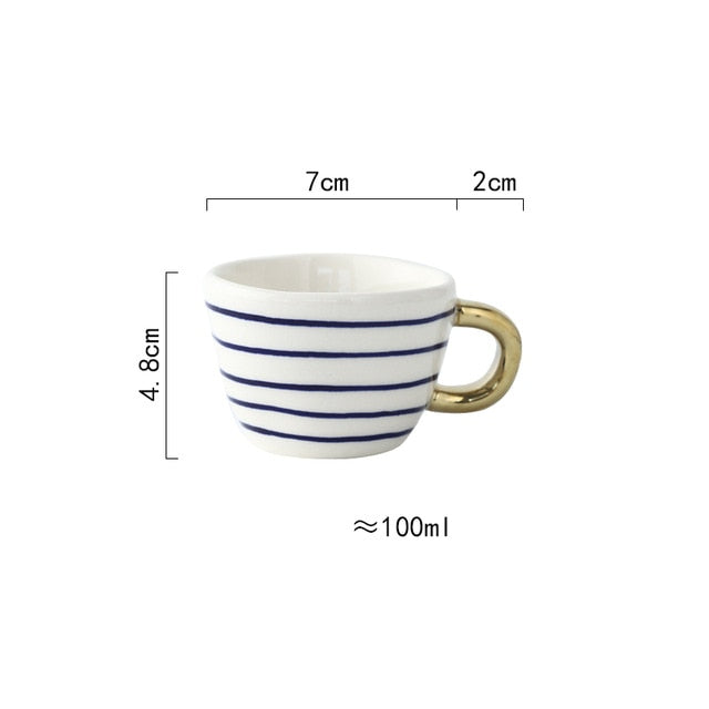 Irregular Ceramic Coffee Mug