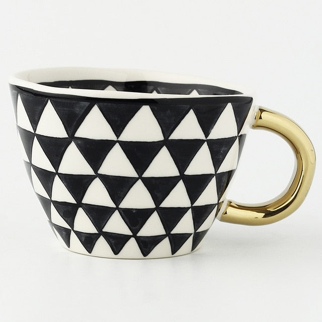 Irregular Ceramic Coffee Mug