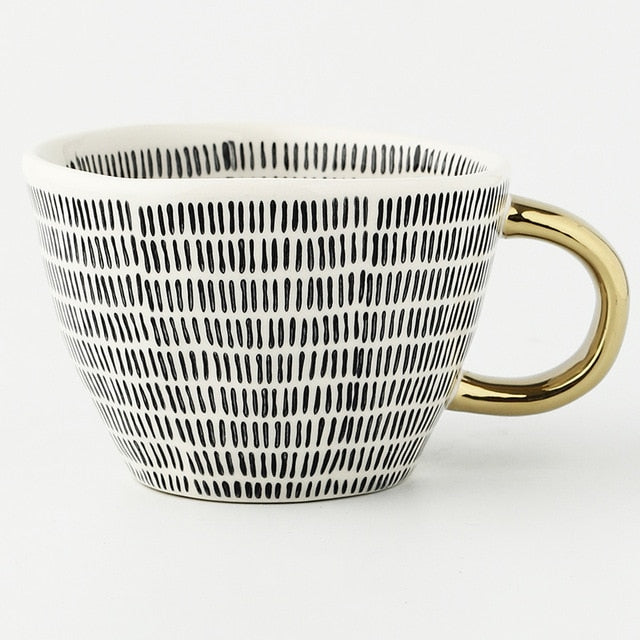 Irregular Ceramic Coffee Mug