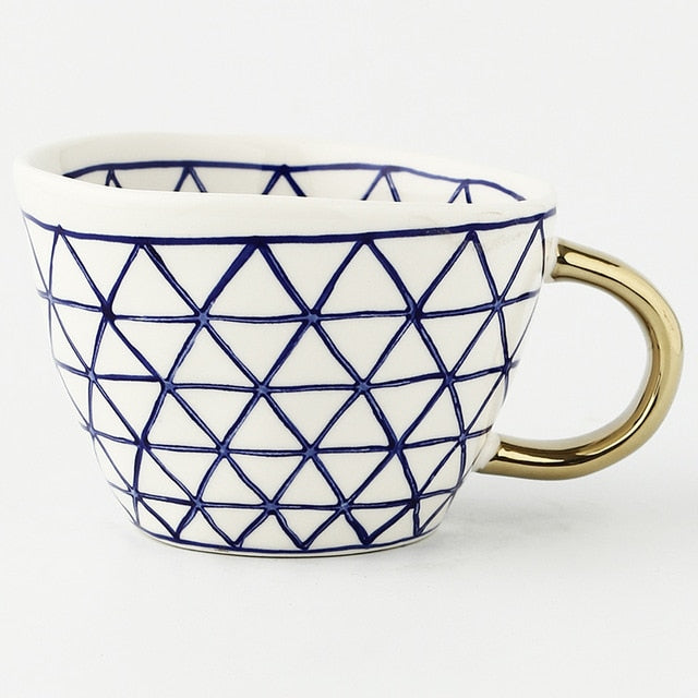 Irregular Ceramic Coffee Mug