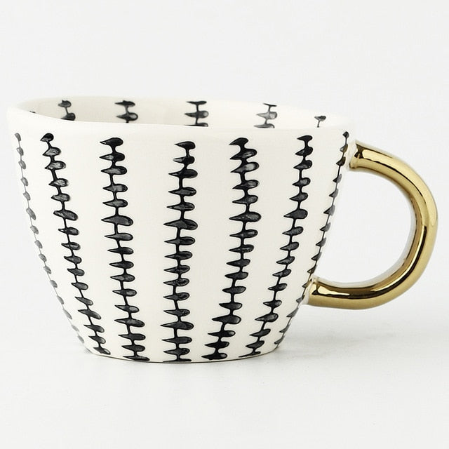 Irregular Ceramic Coffee Mug