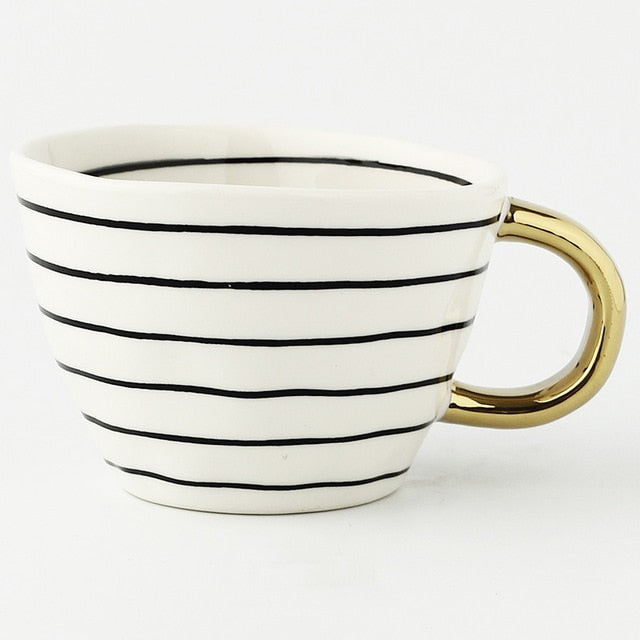 Irregular Ceramic Coffee Mug