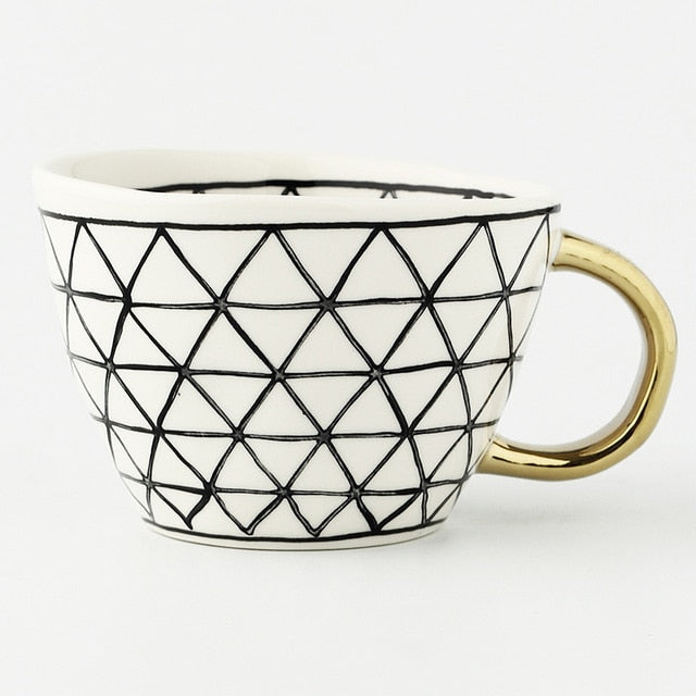 Irregular Ceramic Coffee Mug