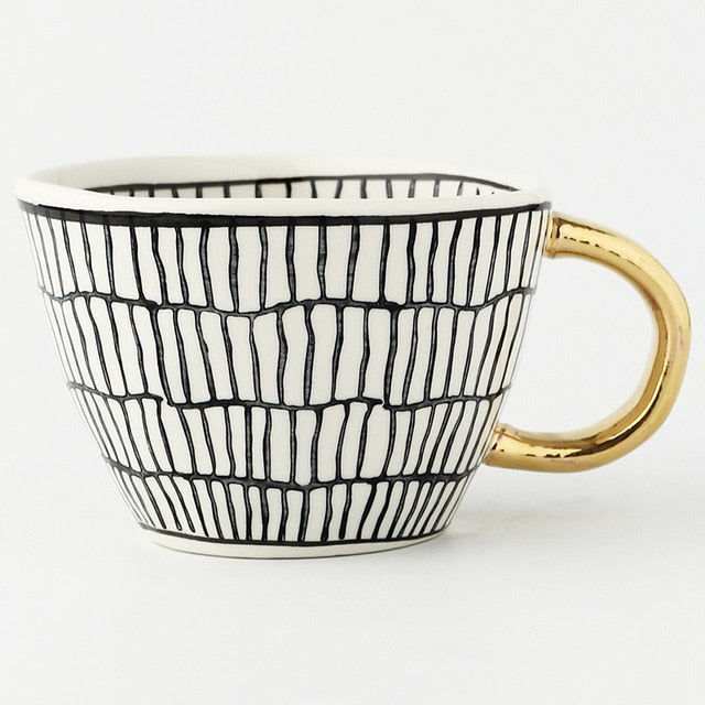 Irregular Ceramic Coffee Mug