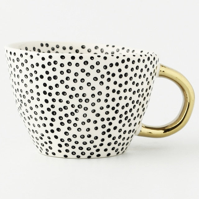 Irregular Ceramic Coffee Mug