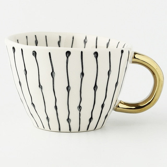 Irregular Ceramic Coffee Mug