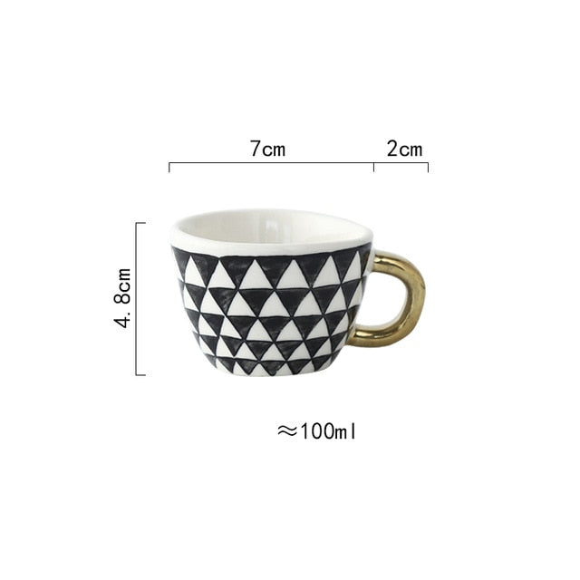 Irregular Ceramic Coffee Mug